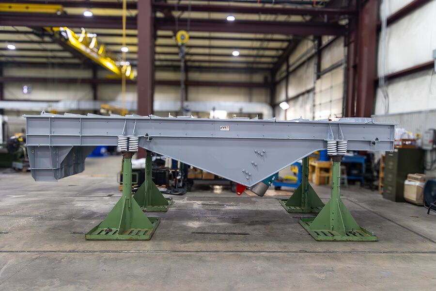 Steel Mill JVI Custom Vibratory Electromechanical Pan Feeder-1