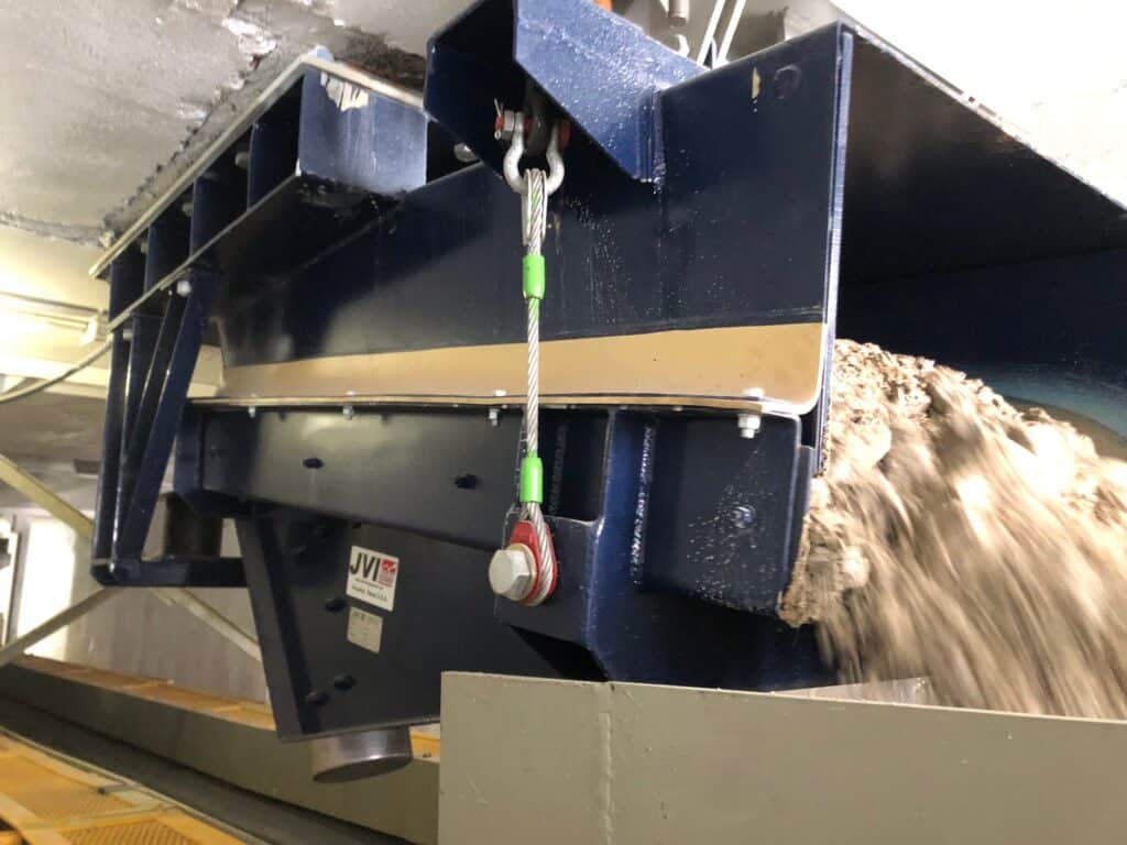 electromechanical tunnel feeder installed in surge tunnel