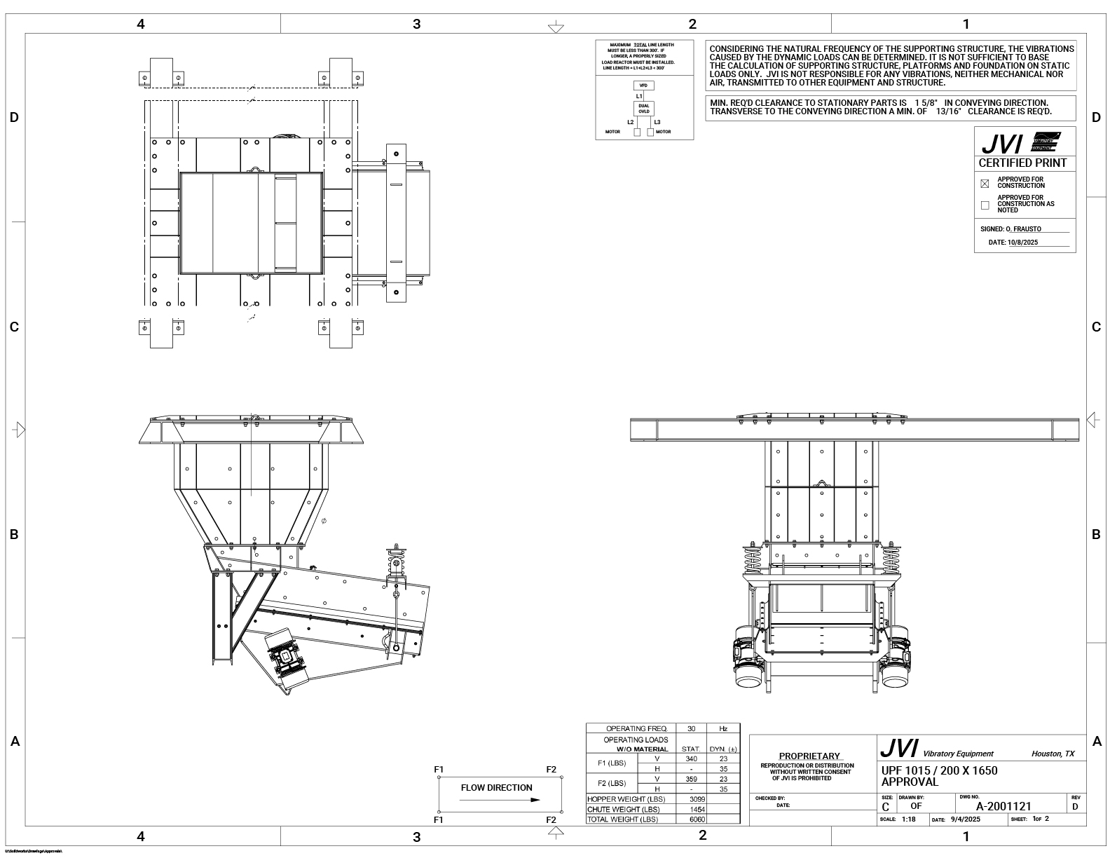 JVI Surge Tunnel Feeder Drawing